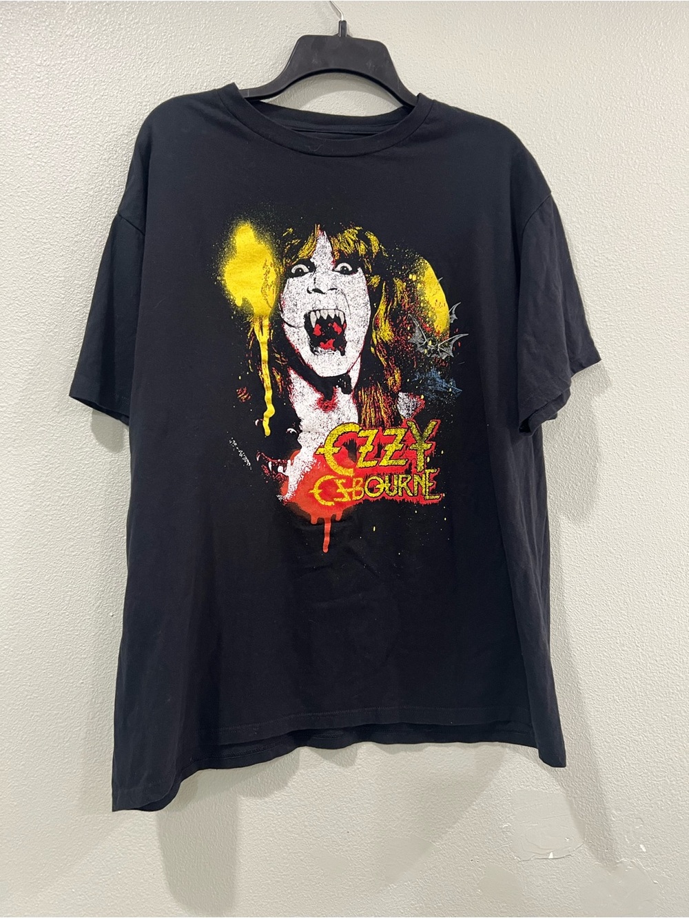 Ozzy Osbourne 2023 Graphic T-Shirt Men’s XL Black Official Band Tee Horror